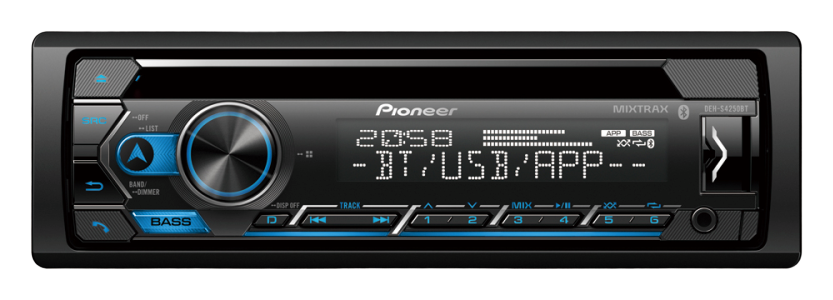 Radio - Pioneer DEH-S4250BT - Con mecanismo de CD - Musical